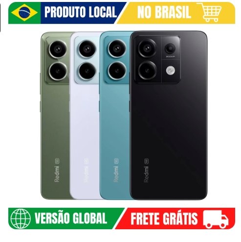Xiaomi Redmi Note 13 Pro 5G Versão Global | Smartphone 5G , ROM Global , Câmera 200MP , Carregador 67W