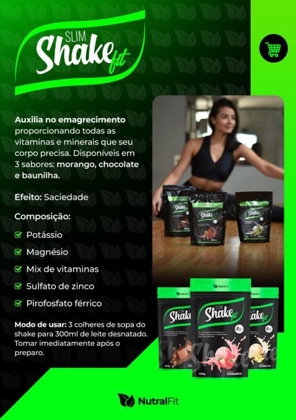 Shake nutralfit composição
