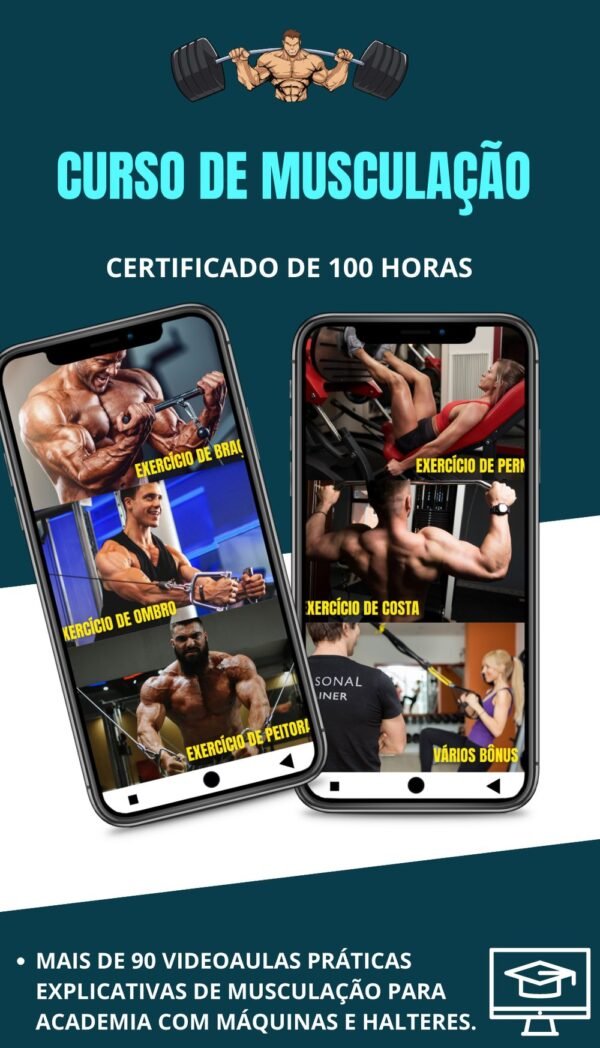 curso musculação especialista 100 horas